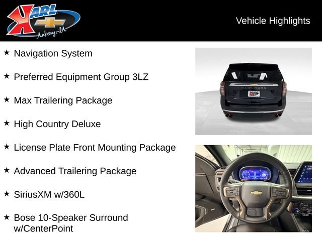 Certified 2024 Chevrolet Suburban High Country AWD/4WD image 2