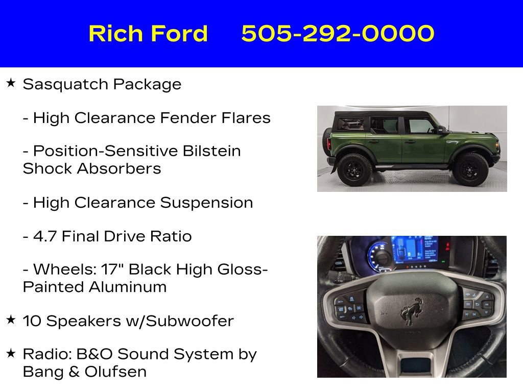Certified 2023 Ford Bronco Wildtrak AWD/4WD image 28