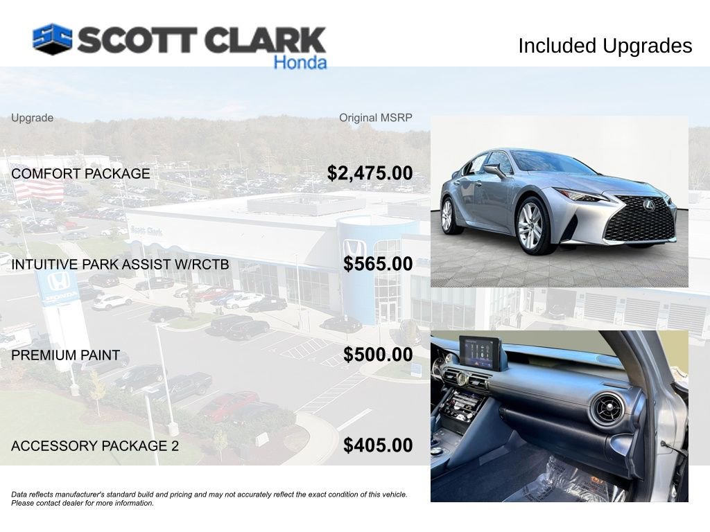 Used 2024 Lexus IS 300 300 w/ Comfort Package image 8