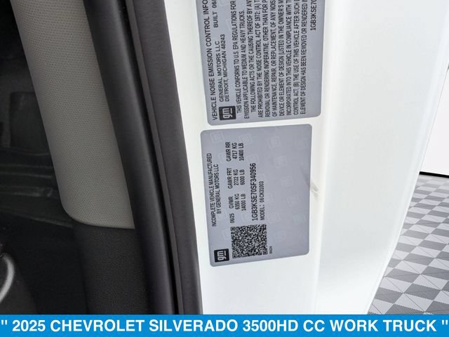 New 2025 Chevrolet Silverado 3500 W/T w/ WT Convenience Package AWD/4WD image 20