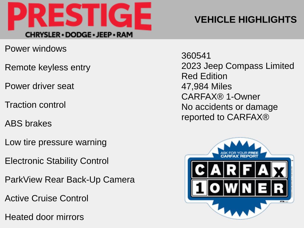 Used 2023 Jeep Compass Limited AWD/4WD image 6