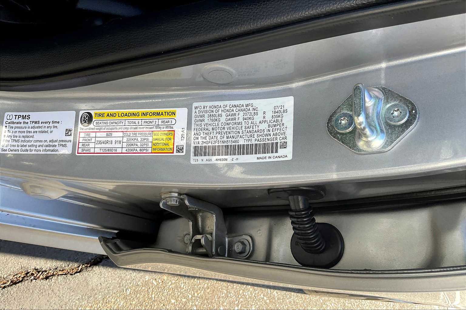 Used 2022 Honda Civic Sport image 32