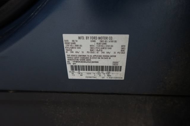 Used 2018 Ford Explorer XLT w/ Equipment Group 202A AWD/4WD image 19