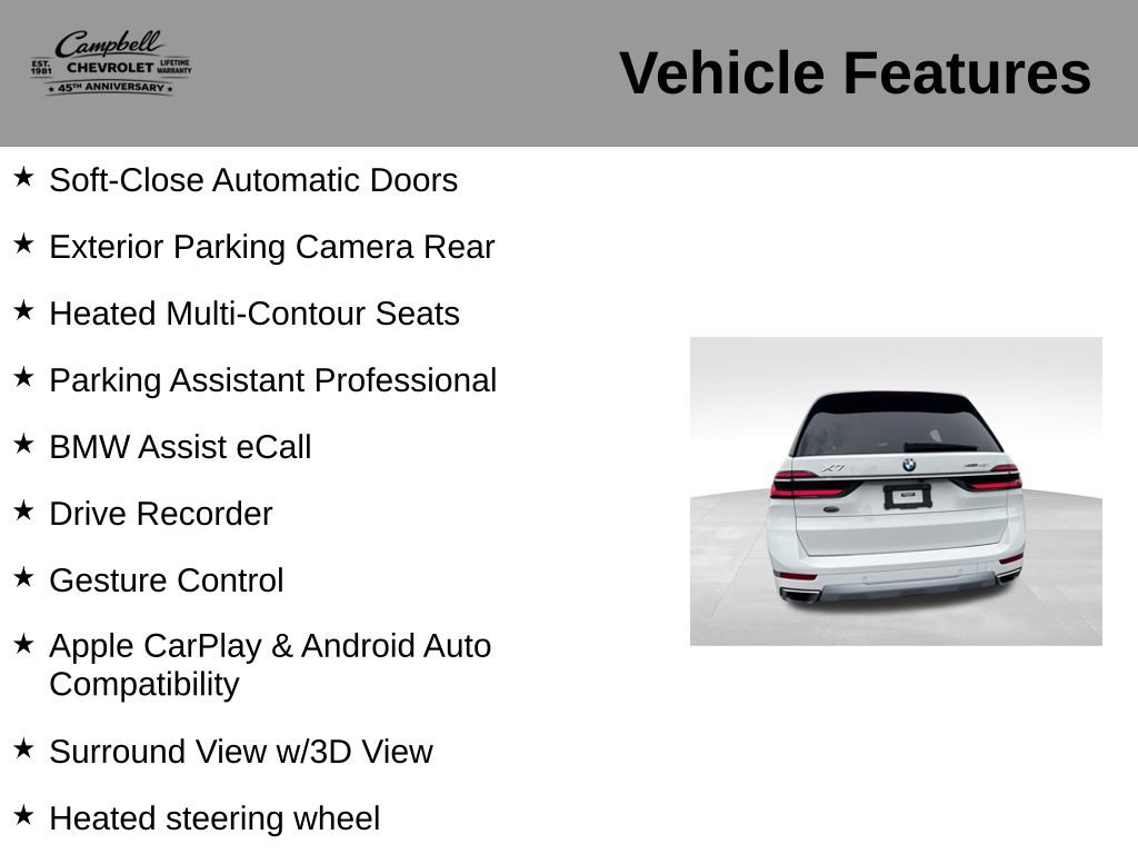 Used 2023 BMW X7 xDrive40i w/ Premium Package AWD/4WD image 16