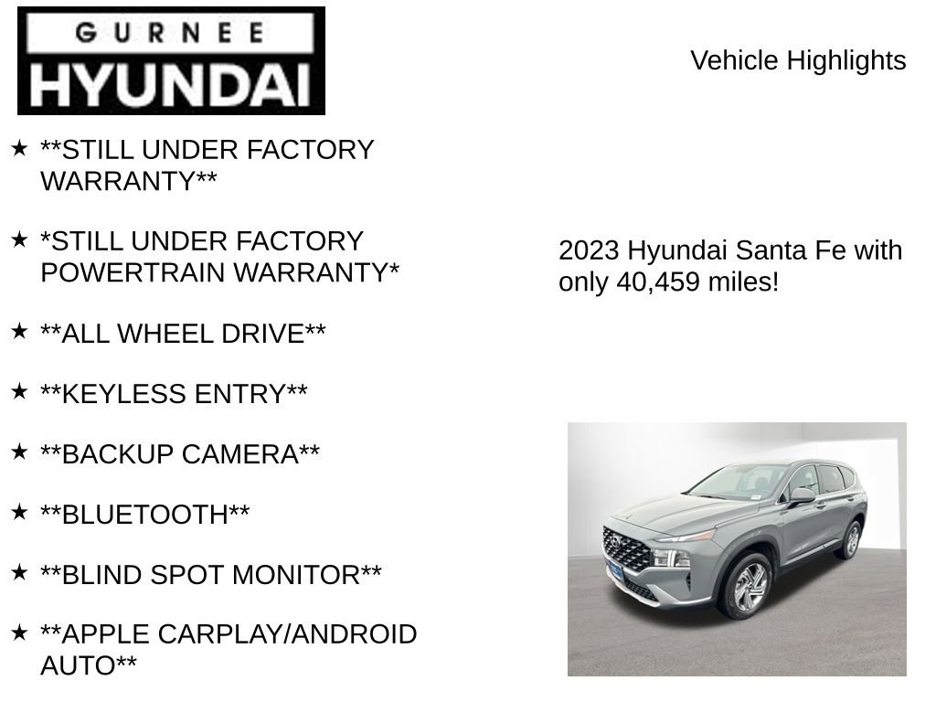 Used 2023 Hyundai Santa Fe SE image 7
