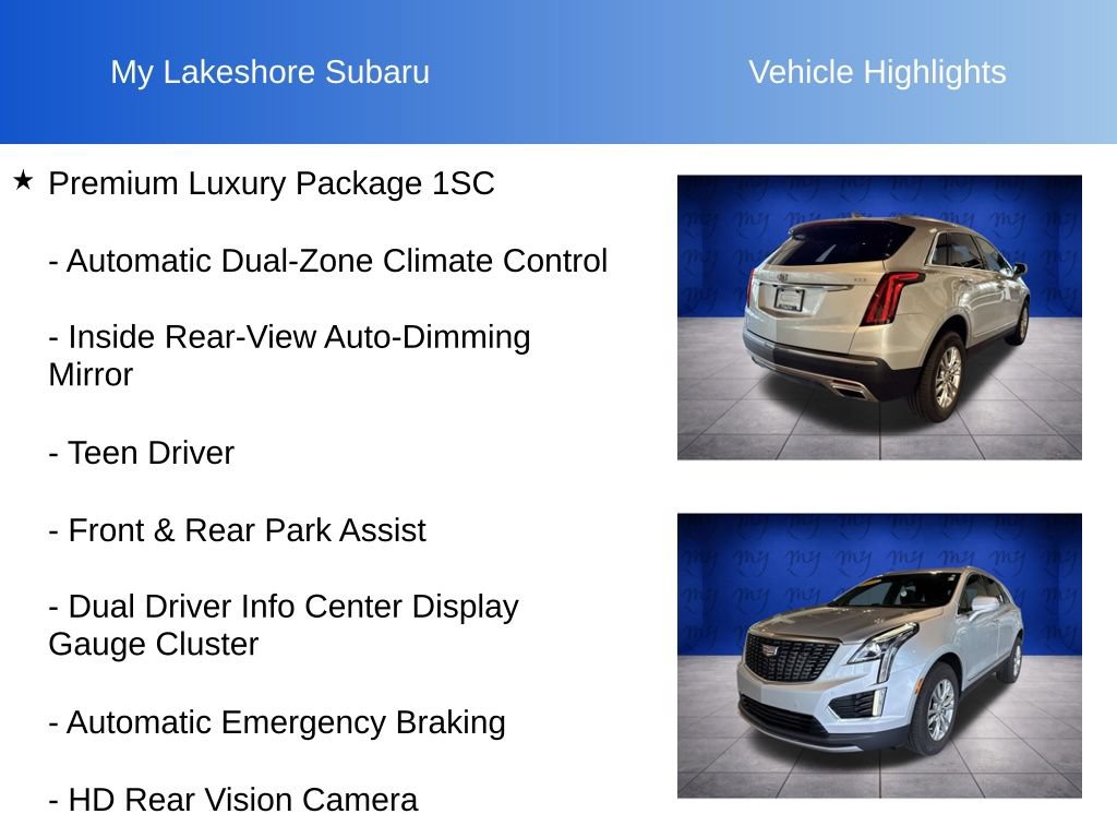 Used 2020 Cadillac XT5 Premium Luxury FWD image 10