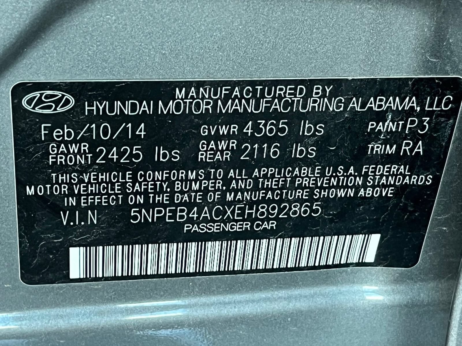 Used 2014 Hyundai Sonata GLS w/ Popular Equipment Group 2 FWD image 17