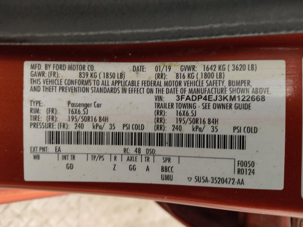 Used 2019 Ford Fiesta SE w/ Equipment Group 201A FWD image 33