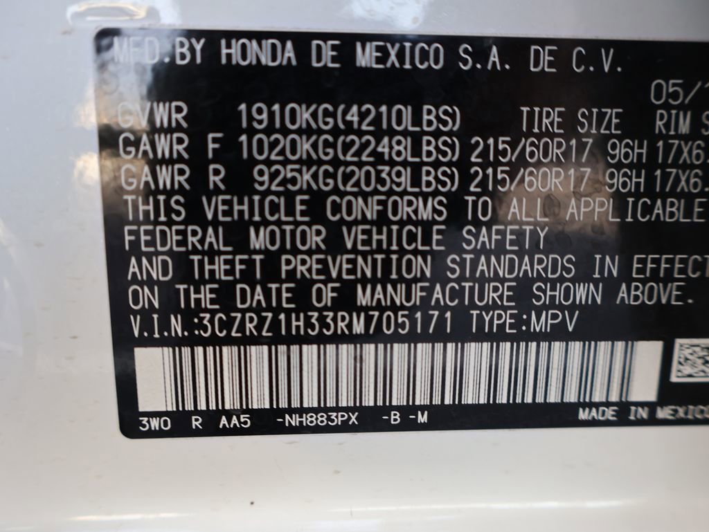 Certified 2024 Honda HR-V LX image 32