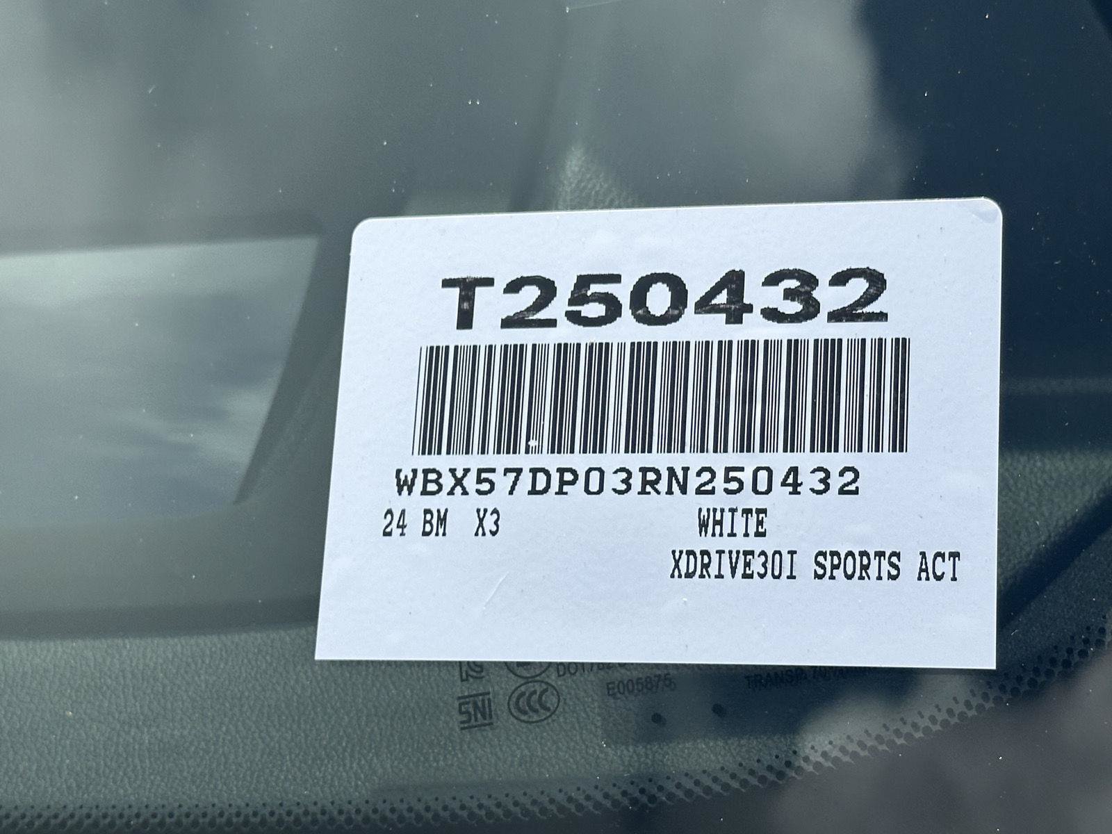 Used 2024 BMW X3 xDrive30i w/ Premium Package w/ZPA AWD/4WD image 14