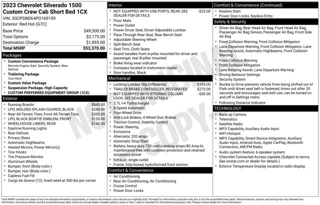 Certified 2023 Chevrolet Silverado 1500 Custom AWD/4WD image 26