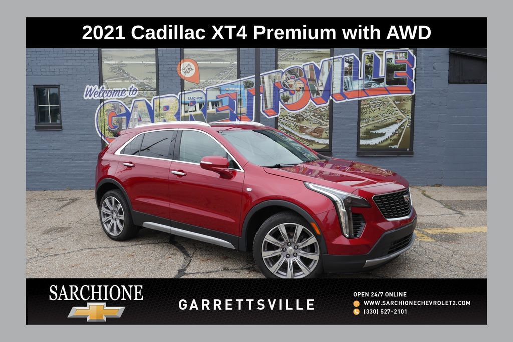 Used 2021 Cadillac XT4 Premium Luxury w/ Cold Weather Package AWD/4WD image 1