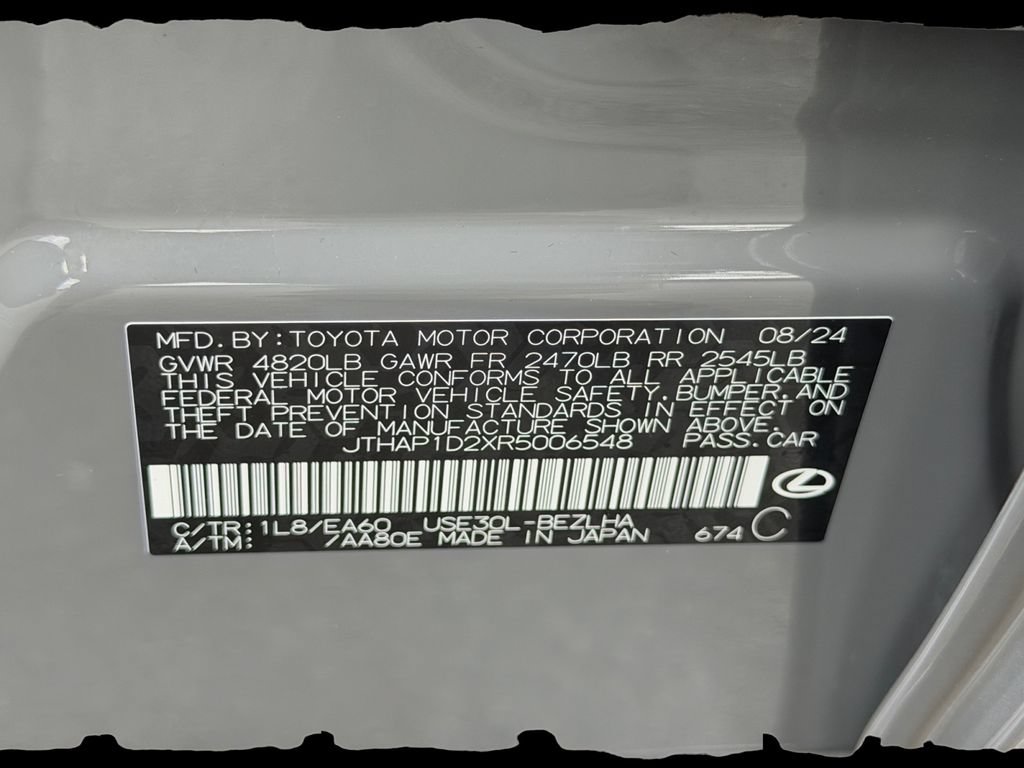Used 2024 Lexus IS 500 w/ Accessory Package 2 RWD image 30
