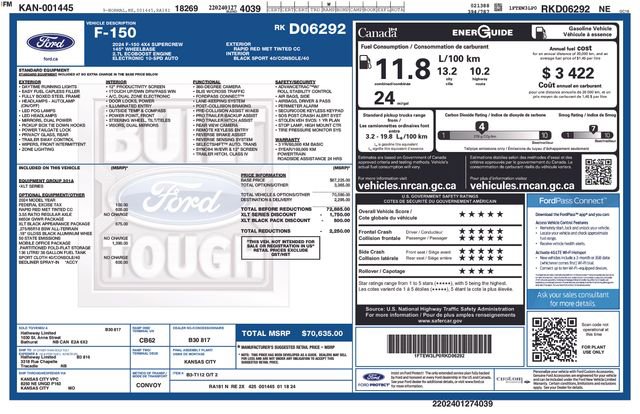 Certified 2024 Ford F150 XLT w/ Mobile Office Package image 24