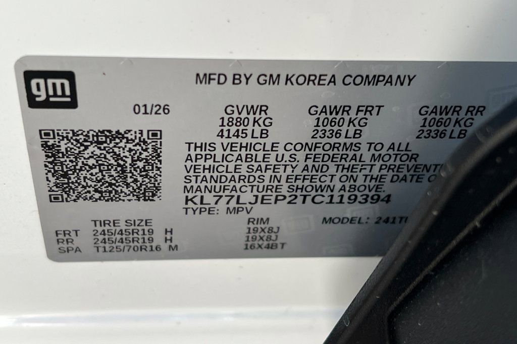 New 2026 Chevrolet Trax RS w/ Sunroof Package image 22