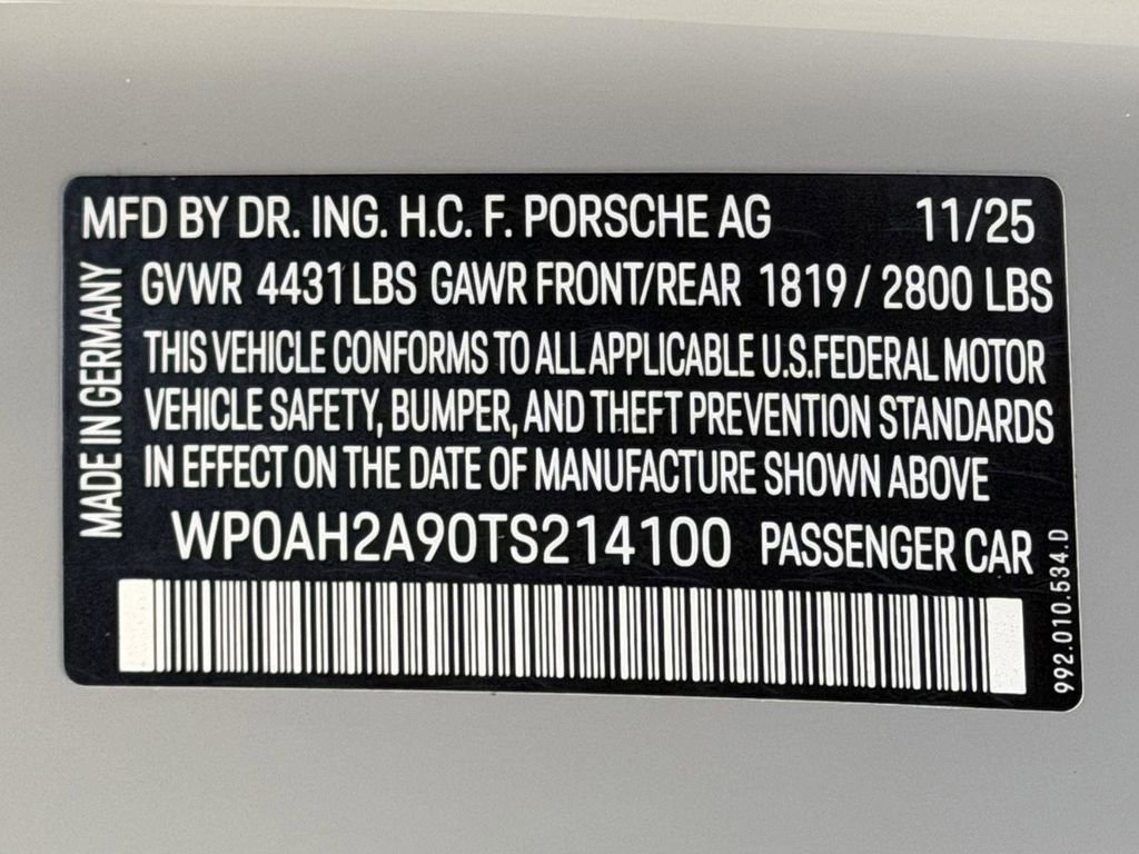 New 2026 Porsche 911 Carrera 4S AWD/4WD image 25