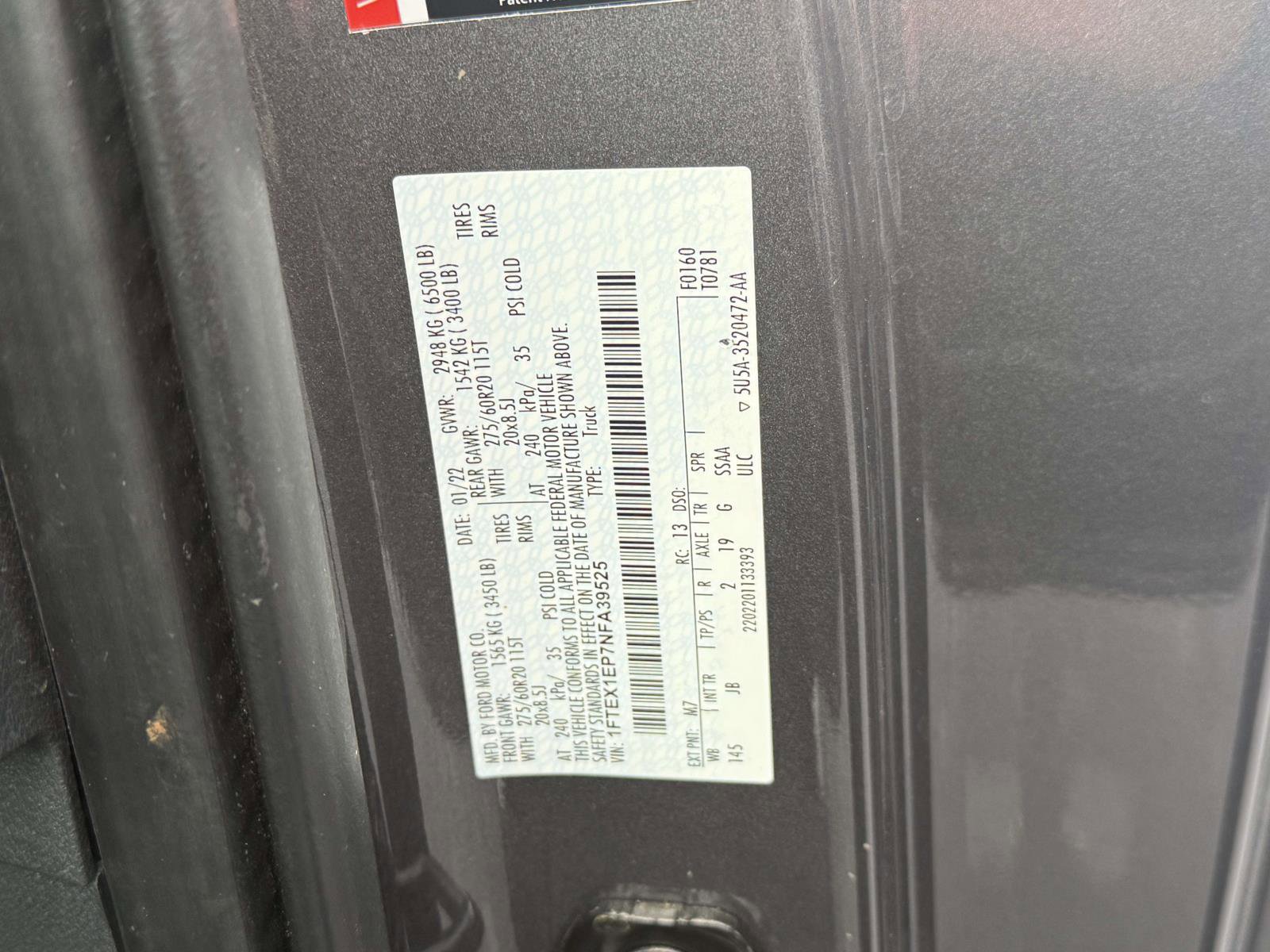 Used 2022 Ford F150 XL w/ STX Appearance Package image 17