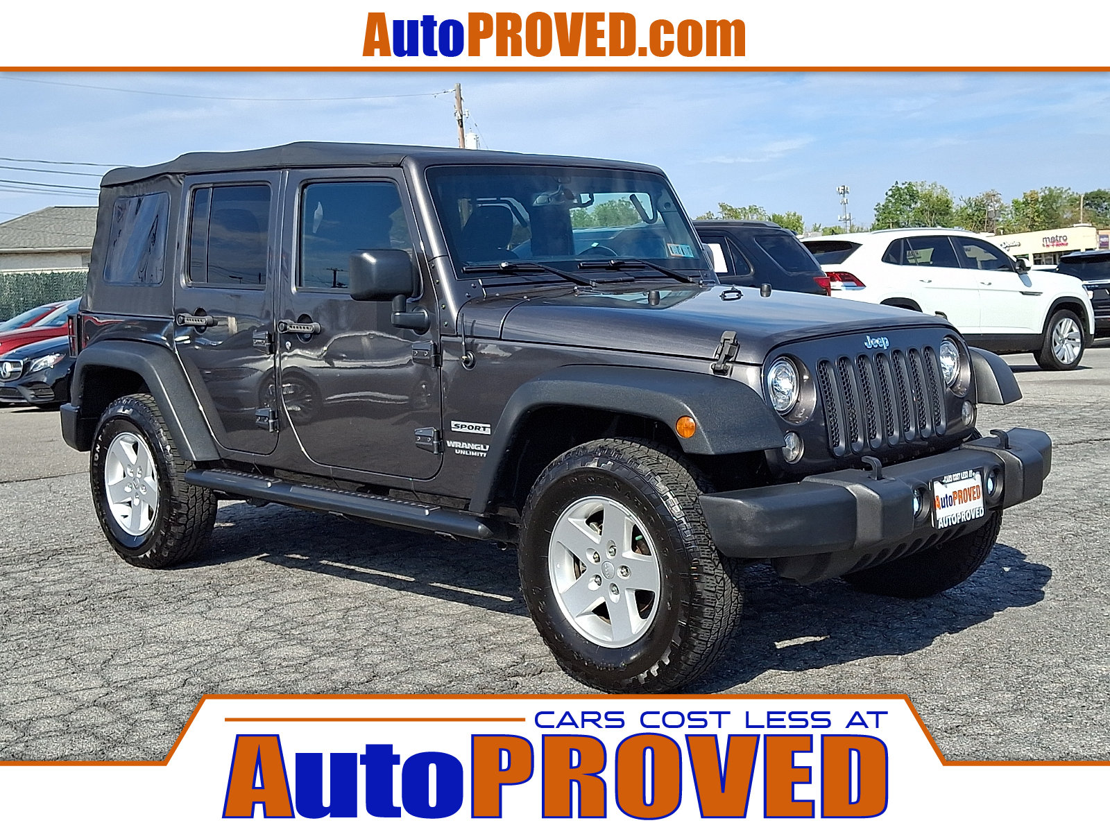 Used 2017 Jeep Wrangler Unlimited Sport w/ Quick Order Package 24S