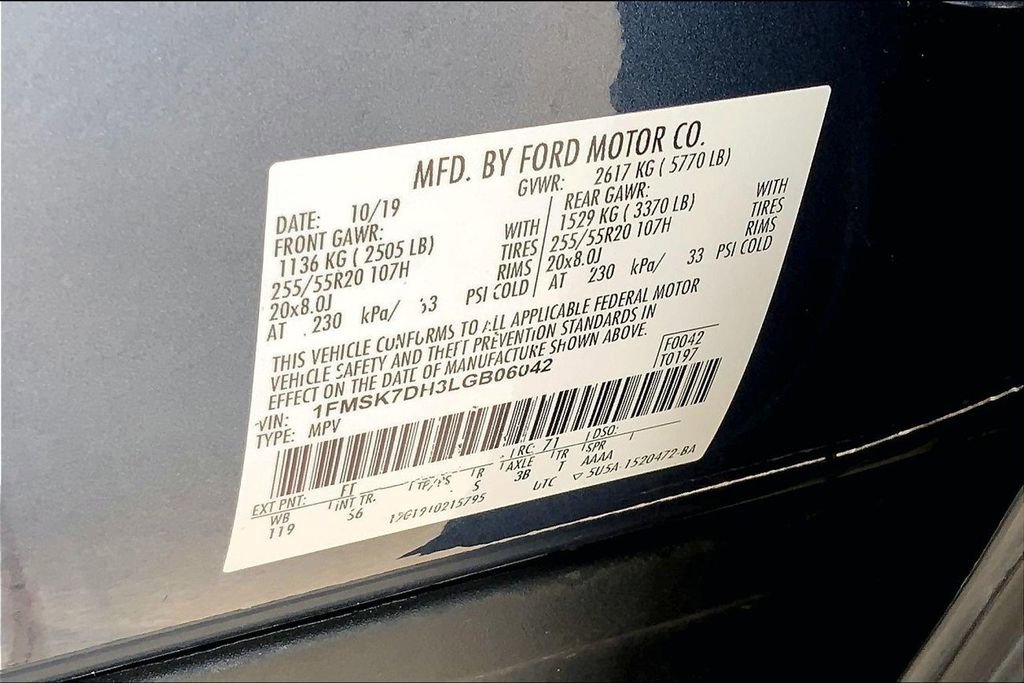 Used 2020 Ford Explorer XLT w/ Equipment Group 202A image 33