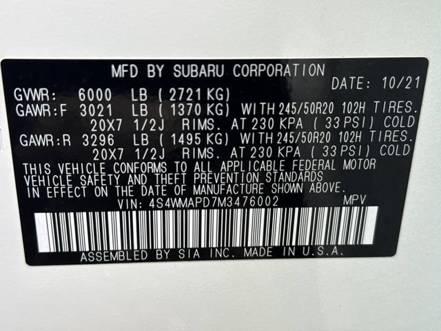 Used 2021 Subaru Ascent Limited w/ Technology Package AWD/4WD image 26