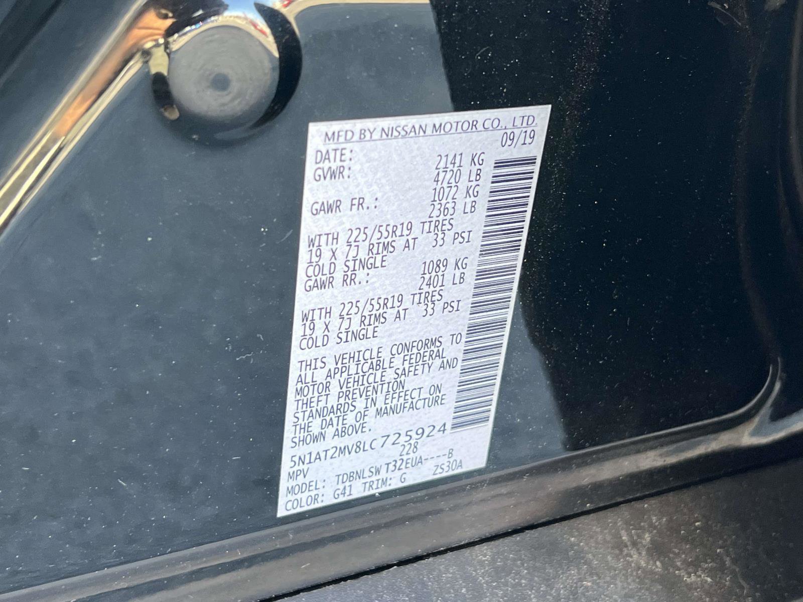 Used 2020 Nissan Rogue SL w/ Premium Package image 19