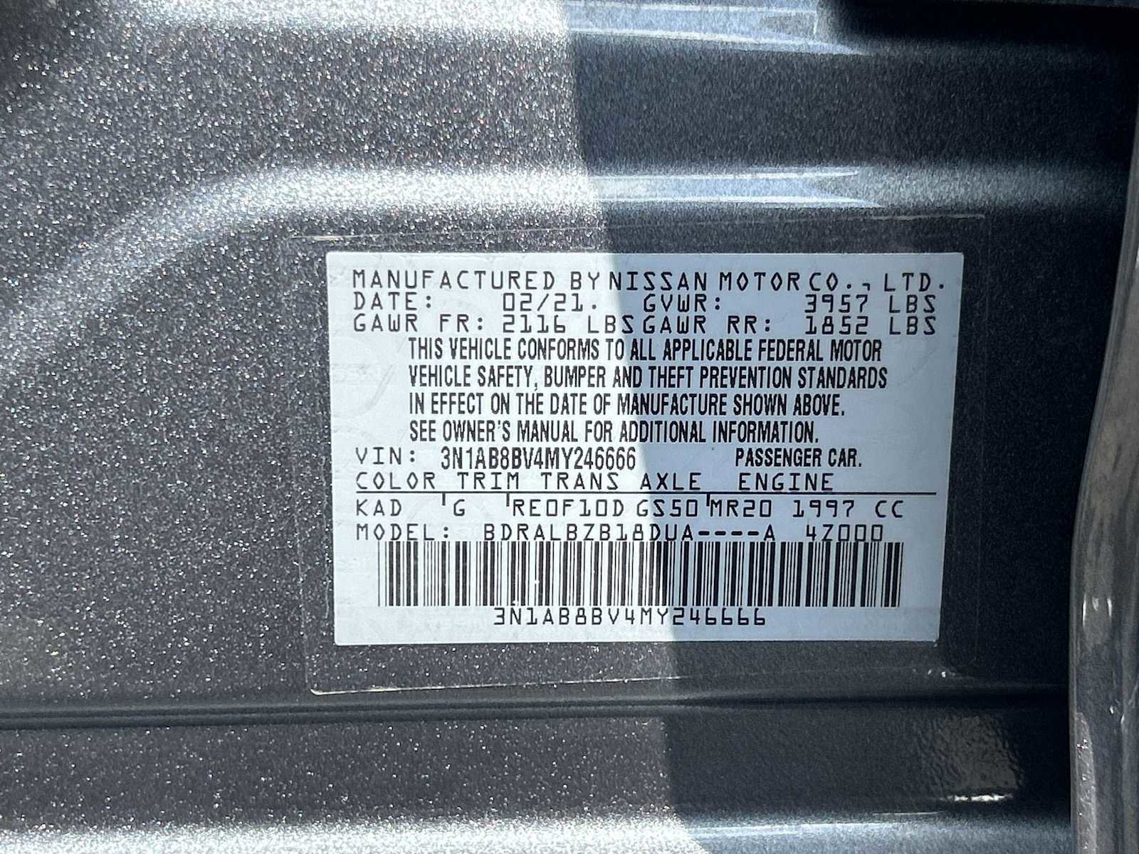 Used 2021 Nissan Sentra S FWD image 23