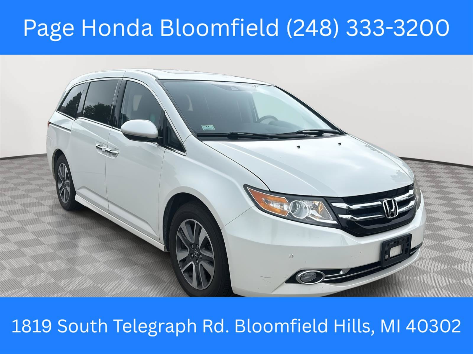 Used 2016 Honda Odyssey Touring Elite image 1