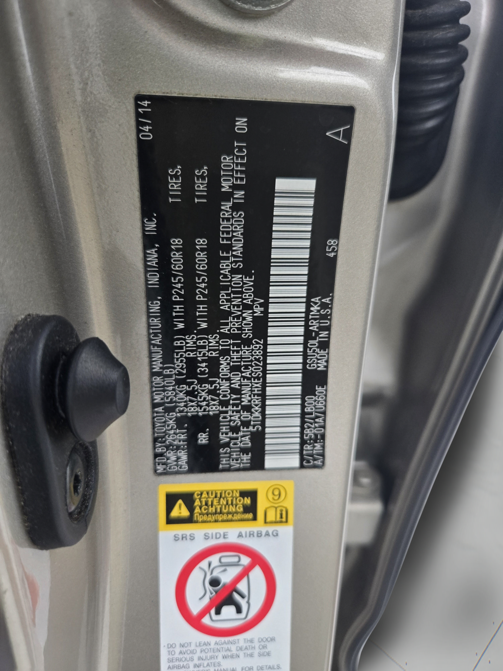 Used 2014 Toyota Highlander XLE FWD image 31