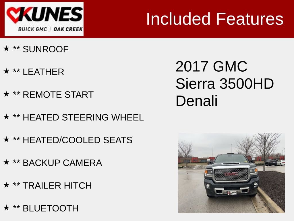 Used 2017 GMC Sierra 3500 Denali image 2