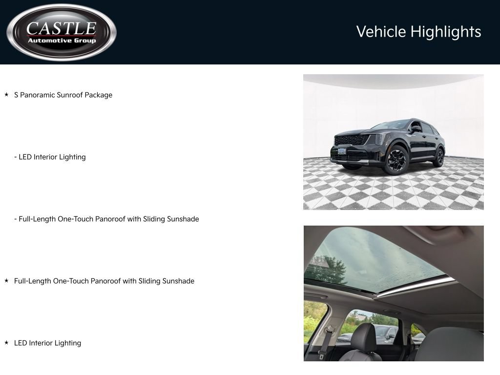 New 2026 Kia Sorento S w/ S Panoramic Sunroof Package FWD image 4