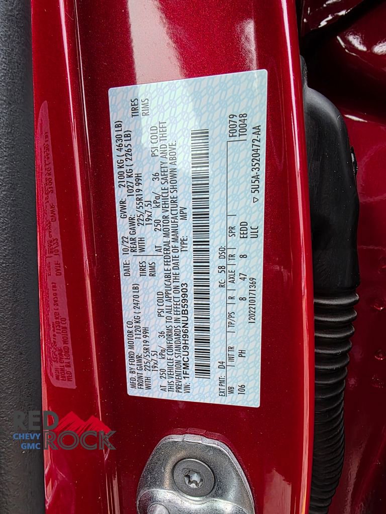 Used 2022 Ford Escape SEL w/ SEL Stealth AWD Package image 26