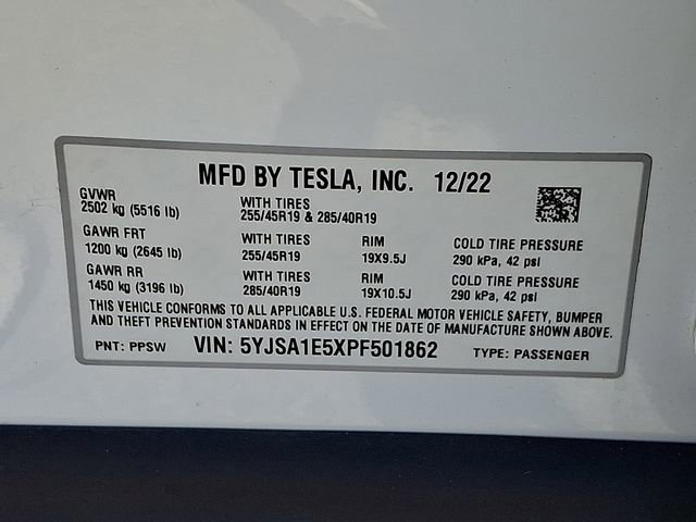 Used 2023 Tesla Model S Standard Range AWD/4WD image 29