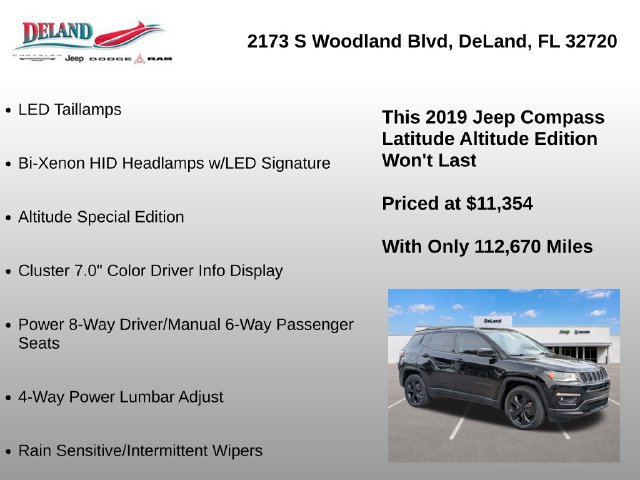 Used 2019 Jeep Compass Latitude FWD image 29