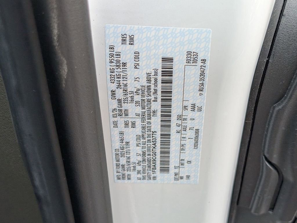 New 2026 Ford Transit 350 XL image 30