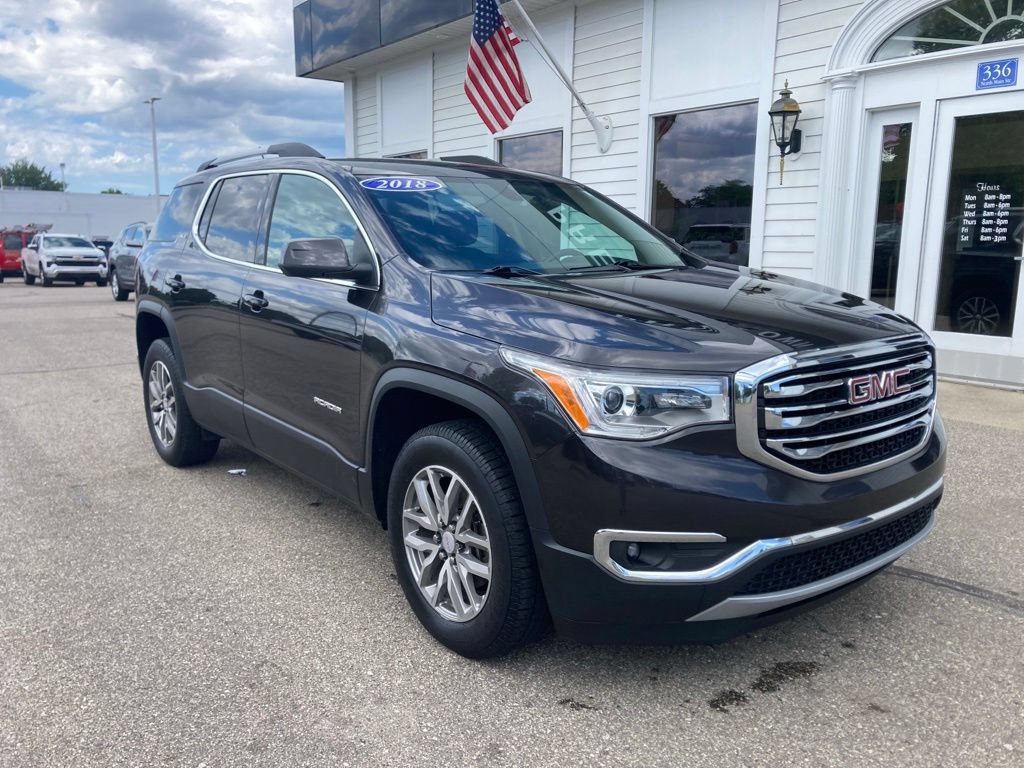 Certified 2018 GMC Acadia SLE w/ Driver Alert Package I AWD/4WD image 3