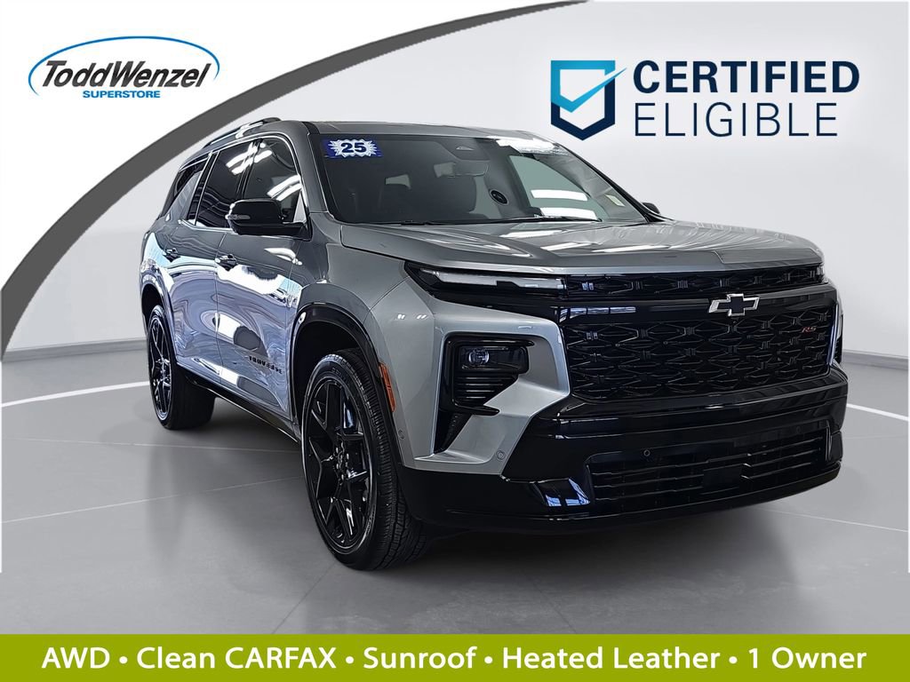 Certified 2025 Chevrolet Traverse RS w/ LPO, Floor Liner Package image 1