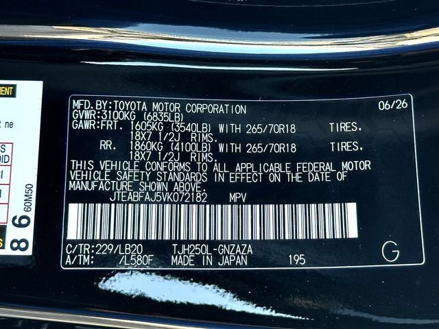 New 2027 Toyota Land Cruiser AWD/4WD image 24