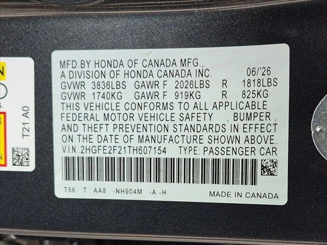Used 2026 Honda Civic LX image 24