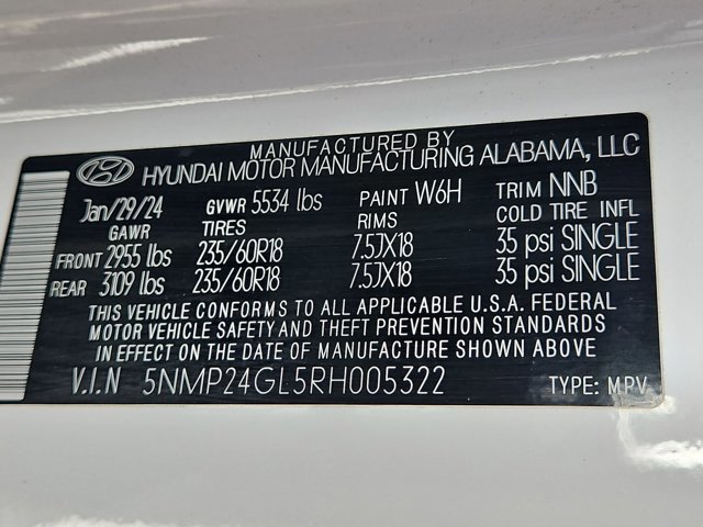 Certified 2024 Hyundai Santa Fe SEL image 25