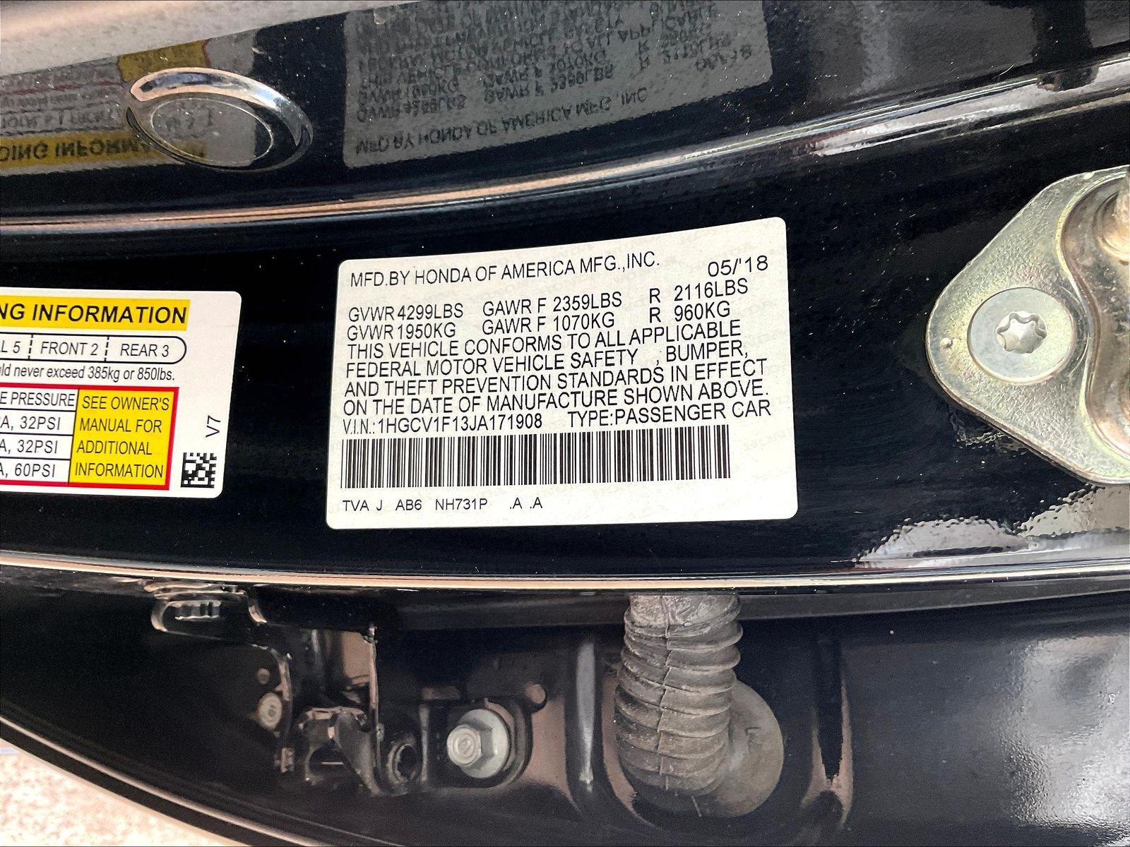 Used 2018 Honda Accord LX image 18