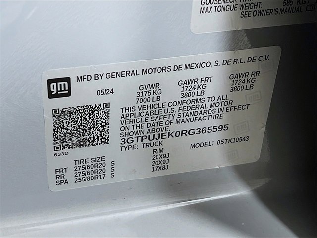 Used 2024 GMC Sierra 1500 Elevation image 30