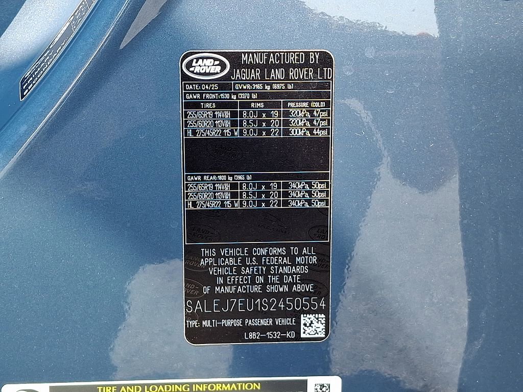 Certified 2025 Land Rover Defender 110 S AWD/4WD image 22