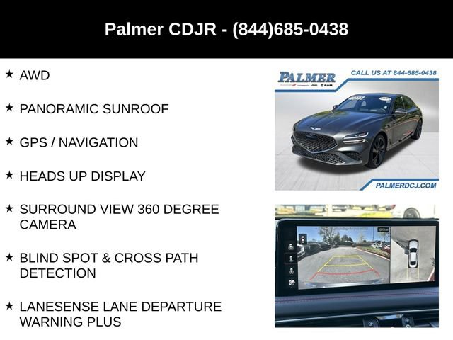 Used 2023 Genesis G70 3.3T w/ Sport Prestige Package AWD/4WD image 6