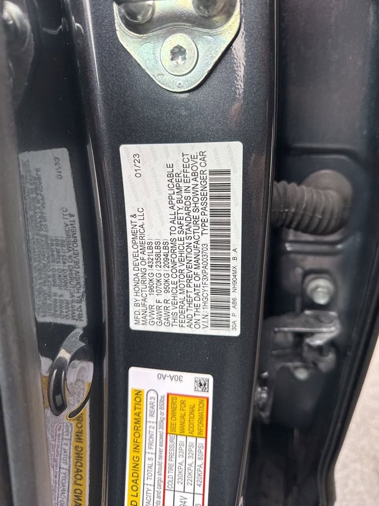 Certified 2023 Honda Accord EX image 24