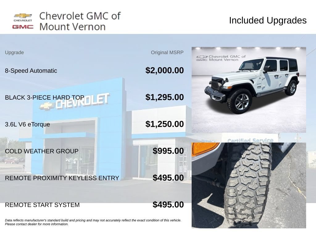 Used 2020 Jeep Wrangler Unlimited Sahara w/ Cold Weather Group AWD/4WD image 6