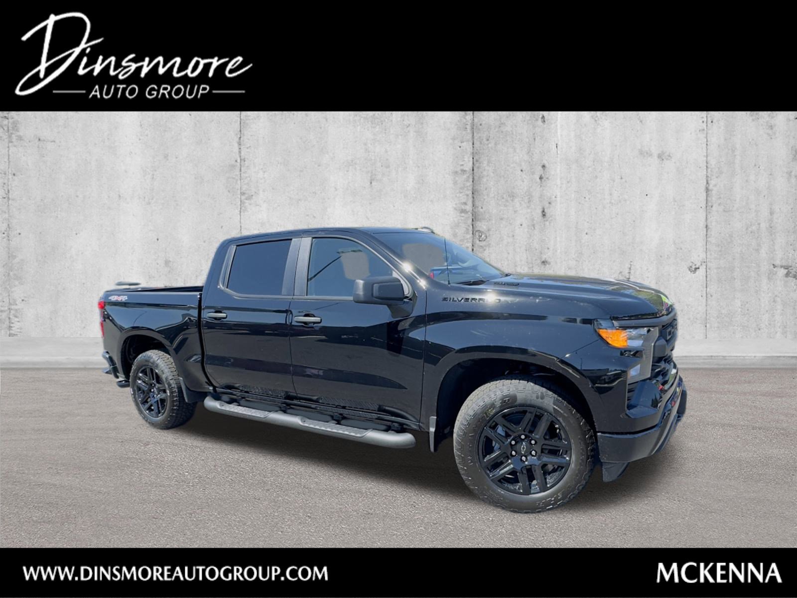 New 2025 Chevrolet Silverado 1500 Custom w/ Turbomax Blackout Package