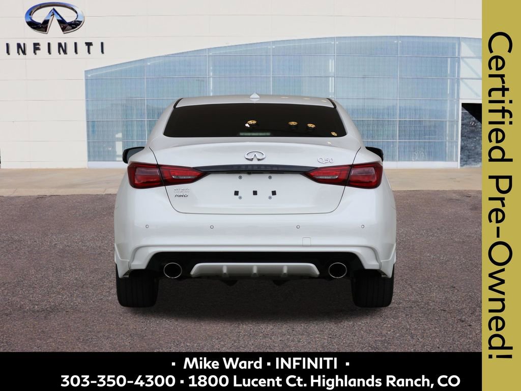 Certified 2024 INFINITI Q50 Sensory image 4