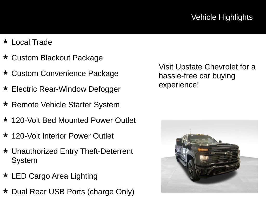 Used 2025 Chevrolet Silverado 2500 Custom w/ Custom Value Package image 9
