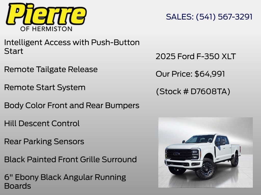 Used 2025 Ford F350 XLT w/ Black Appearance Package AWD/4WD image 36