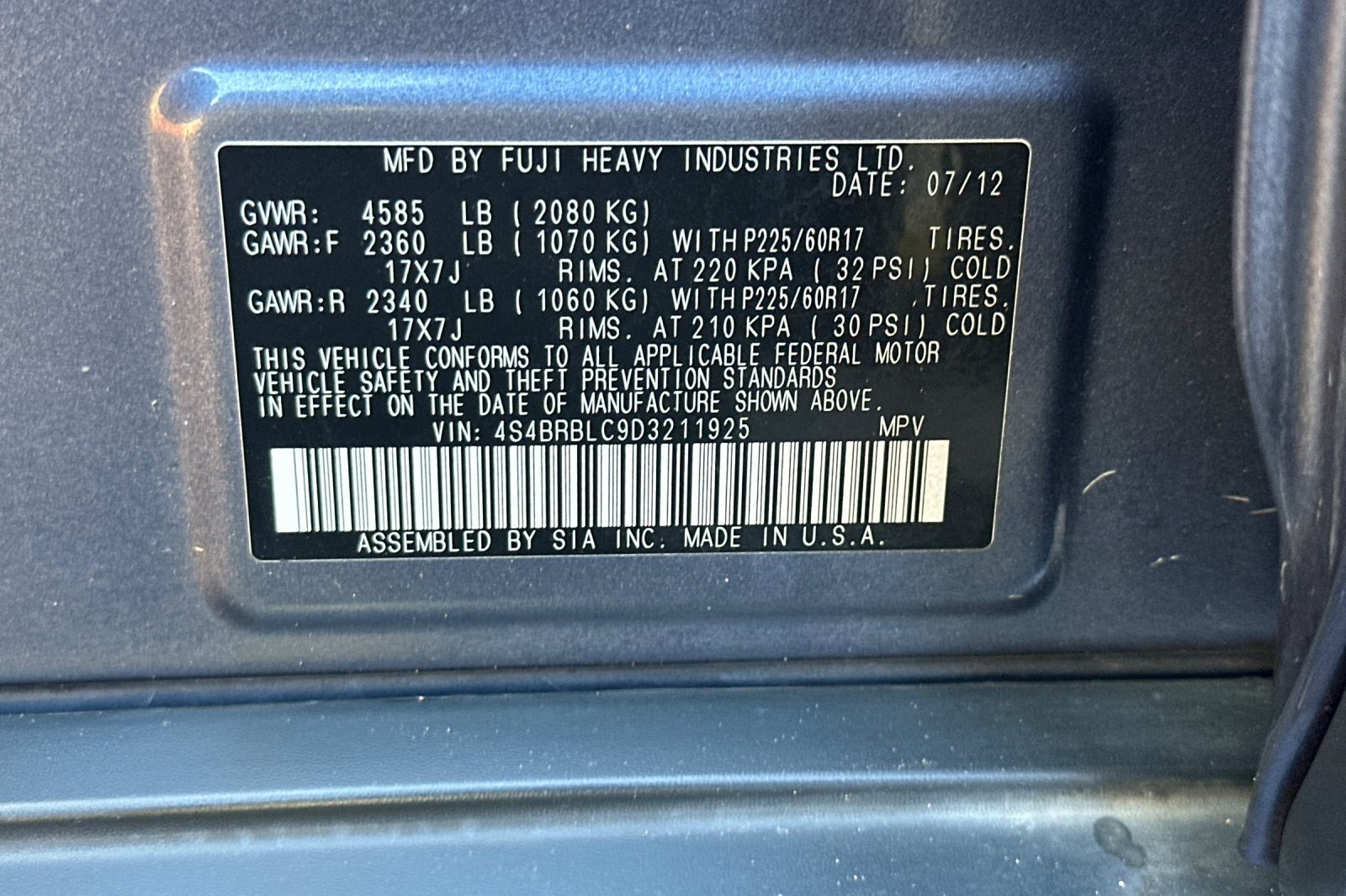 Used 2013 Subaru Outback 2.5i Limited AWD/4WD image 38